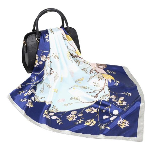 silk scarf women fashion foulard satin shawl big scarfs 90*90cm square neck hair head scarves, Blue;gray
silk scarf women fashion foulard satin shawl big scarfs 90*90cm square neck hair head scarves, Blue;gray