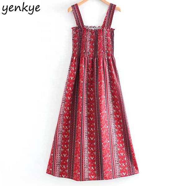 spaghetti straps ethnic print women dress lady backless sleeveless smocked square neck a-line long maxi dress summer, Black;gray
spaghetti straps ethnic print women dress lady backless sleeveless smocked square neck a-line long maxi dress summer, Black;gray