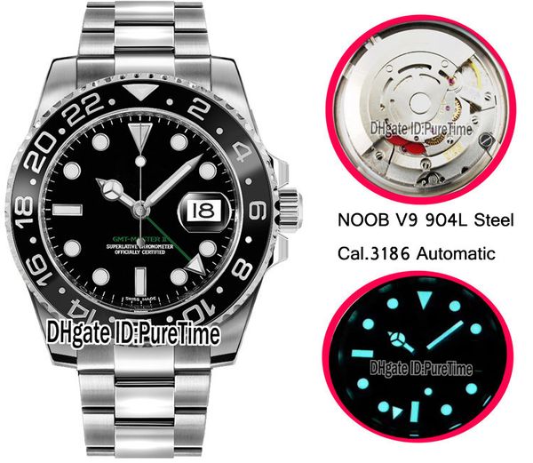 edition n v9 904l steel cal.3186 automatic gmt ii black ceramic bezel 116710 ln black dial mens watch correct hand stack puretime, Slivery;brown
edition n v9 904l steel cal.3186 automatic gmt ii black ceramic bezel 116710 ln black dial mens watch correct hand stack puretime, Slivery;brown