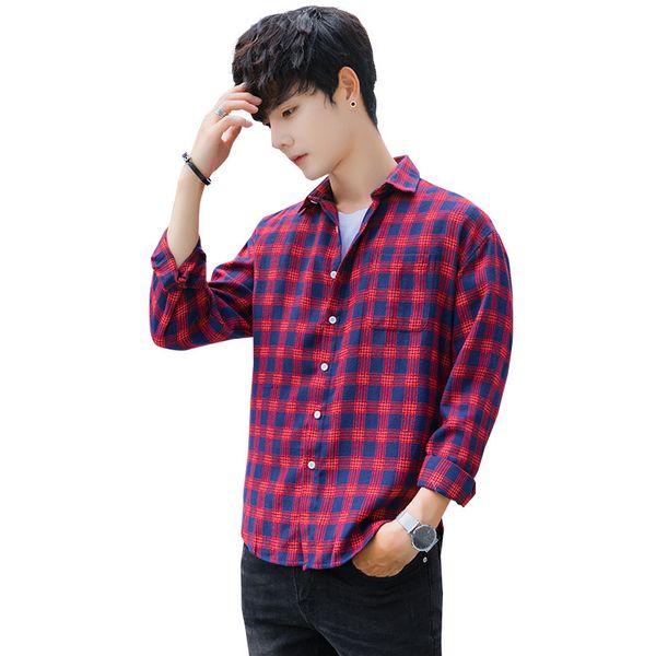 factory direct autumn men's popular brand shirt korean-style stylish shirt youth slim fit plaid jacket wholesale, White;black
factory direct autumn men's popular brand shirt korean-style stylish shirt youth slim fit plaid jacket wholesale, White;black