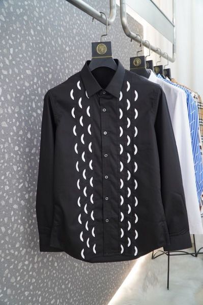 a600119 fashion men's shirts 2020 runway european design party style men's clothing, White;black
a600119 fashion men's shirts 2020 runway european design party style men's clothing, White;black