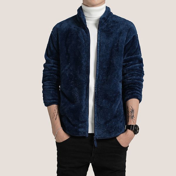 2019 men coat autumn new korean style loose double-sided plush jackets casual zipper streetwear solid coats chaqueta hombre, Black;brown
2019 men coat autumn new korean style loose double-sided plush jackets casual zipper streetwear solid coats chaqueta hombre, Black;brown