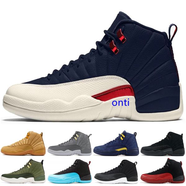 12 12s mens basketball shoes college navy nylon nyc wool gamma blue xii luxury designer shoes sport sneakers, Black
12 12s mens basketball shoes college navy nylon nyc wool gamma blue xii luxury designer shoes sport sneakers, Black
