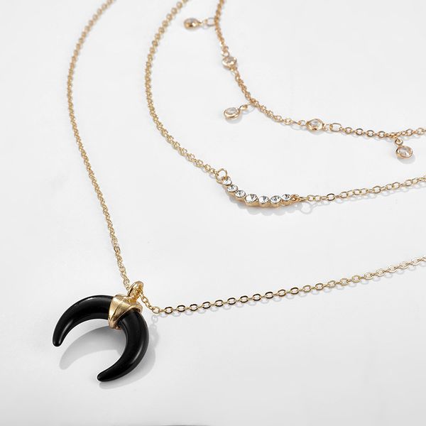 fashion- long pendant necklace delicate alloy material black moon pendants for women birthday new year gift drop shipping, Silver
fashion- long pendant necklace delicate alloy material black moon pendants for women birthday new year gift drop shipping, Silver