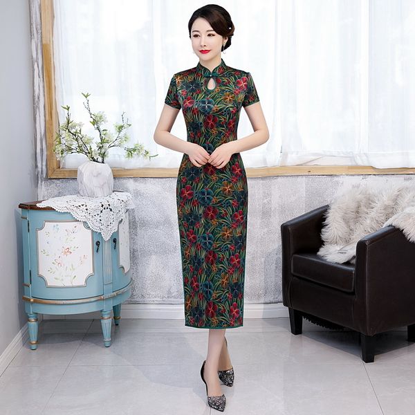 женщины элегантный вечернее платье шелк qipao винтаж китайский стиль длинные cheongsam мандарин воротник oversize 3xl vestidos, Red
женщины элегантный вечернее платье шелк qipao винтаж китайский стиль длинные cheongsam мандарин воротник oversize 3xl vestidos, Red