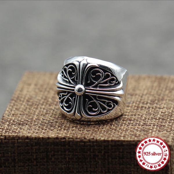 s925 sterling silver men's rings vintage personality cross army flower couple fashion punk style ring jewelry send lover's gift
s925 sterling silver men's rings vintage personality cross army flower couple fashion punk style ring jewelry send lover's gift