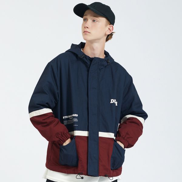 color block hip hop parkas men winter coat japanese streetwear cotton jacket couple winter windbreaker harajuku trench coat men, Black
color block hip hop parkas men winter coat japanese streetwear cotton jacket couple winter windbreaker harajuku trench coat men, Black