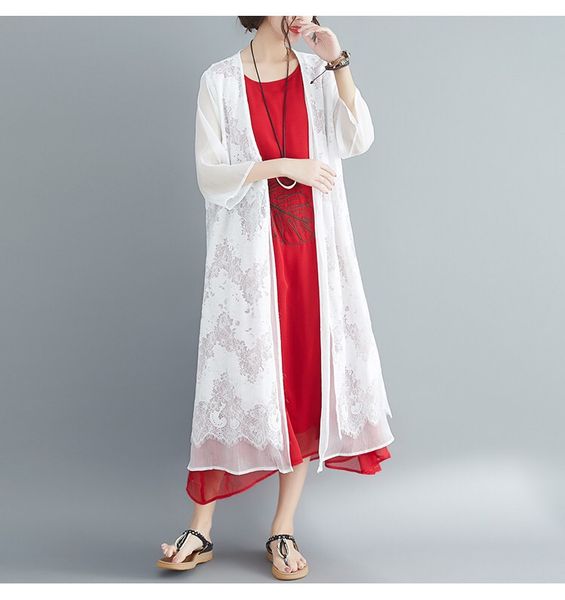 cover-ups 2021 summer outfit style leisure lace double big size sunblock unlined upper garment
cover-ups 2021 summer outfit style leisure lace double big size sunblock unlined upper garment