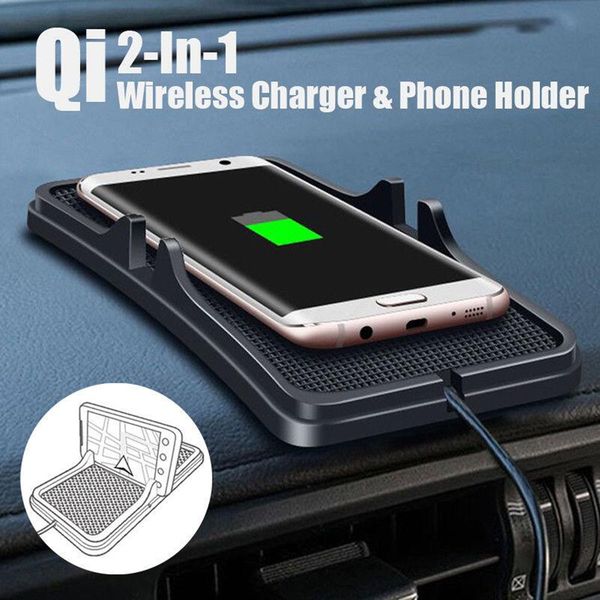 qi wireless charger pad fast charging car hud dashboard holder stand mount non-slip mat phone stand pad mat for iphone x 8 xs xr
qi wireless charger pad fast charging car hud dashboard holder stand mount non-slip mat phone stand pad mat for iphone x 8 xs xr