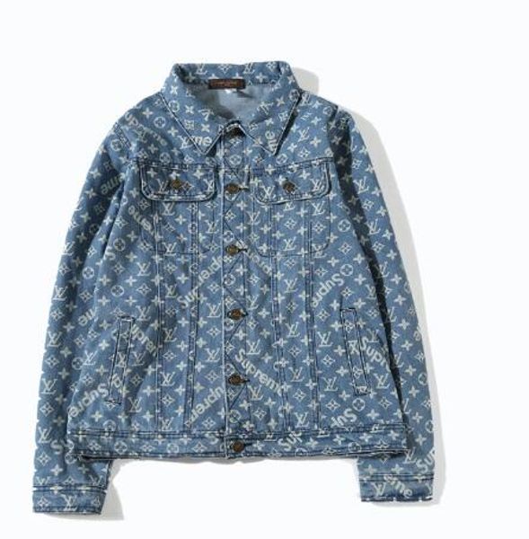 brand designer-men's denim jacket fashion designer jacket brand slim motorcycle causal mens denim coats hip hop style denim jacket wome, Black;brown 
brand designer-men's denim jacket fashion designer jacket brand slim motorcycle causal mens denim coats hip hop style denim jacket wome, Black;brown