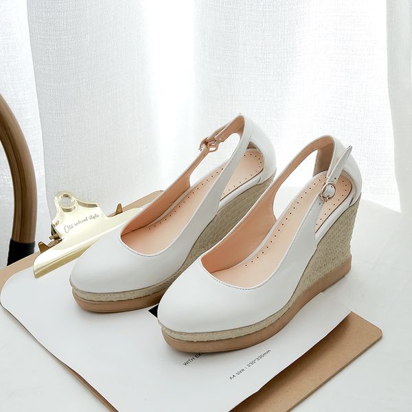 women wedges heeled women shoes 2020 fashion solid color leisure summer sandals party casual platform high heels shoes woman, Black
women wedges heeled women shoes 2020 fashion solid color leisure summer sandals party casual platform high heels shoes woman, Black