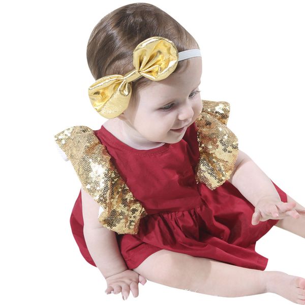 2019 new 2pcs baby girl bowknot headbands + dress sets newborn outfit infants and toddler clothing for summer girls clothes, Red;yellow
2019 new 2pcs baby girl bowknot headbands + dress sets newborn outfit infants and toddler clothing for summer girls clothes, Red;yellow