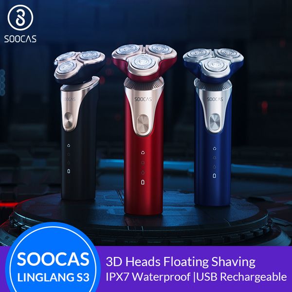 soocas s3 electric shaver for men 3 cutter head dry wet shaving wireless usb rechargeable ipx7 waterproof razor for mijia
soocas s3 electric shaver for men 3 cutter head dry wet shaving wireless usb rechargeable ipx7 waterproof razor for mijia