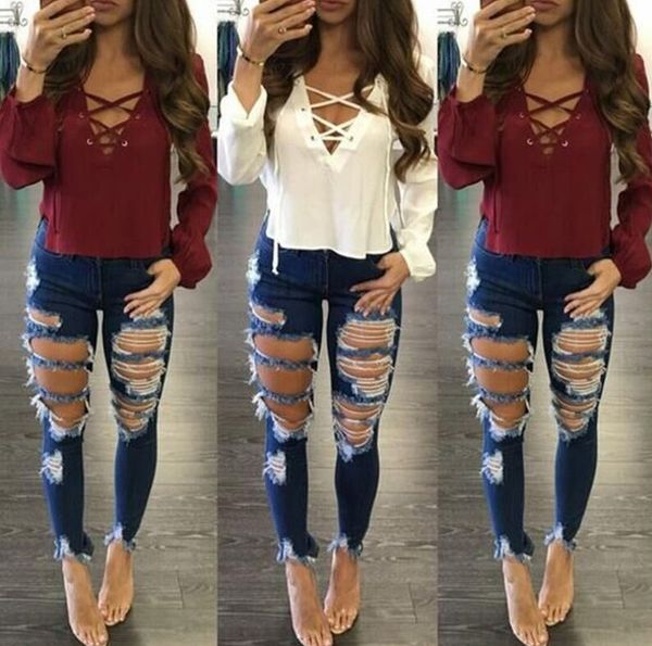 large size hole jeans womens blue washed spandex high waist long jeans casual fashion hip hop
large size hole jeans womens blue washed spandex high waist long jeans casual fashion hip hop