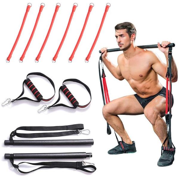 home gym yoga pilates training kit bar system full body workout equipment exercise resistance band muscle training bar stick
home gym yoga pilates training kit bar system full body workout equipment exercise resistance band muscle training bar stick