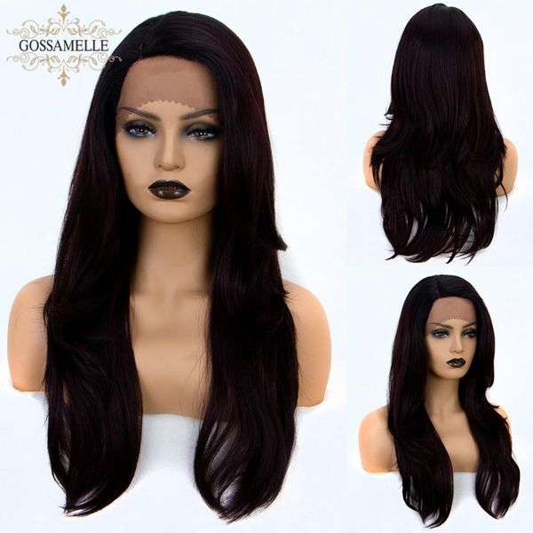 gossamelle ombre dark red l part lace front wig long wavy synthetic wigs for women mix black cosplay wigs high temperature fiber
gossamelle ombre dark red l part lace front wig long wavy synthetic wigs for women mix black cosplay wigs high temperature fiber