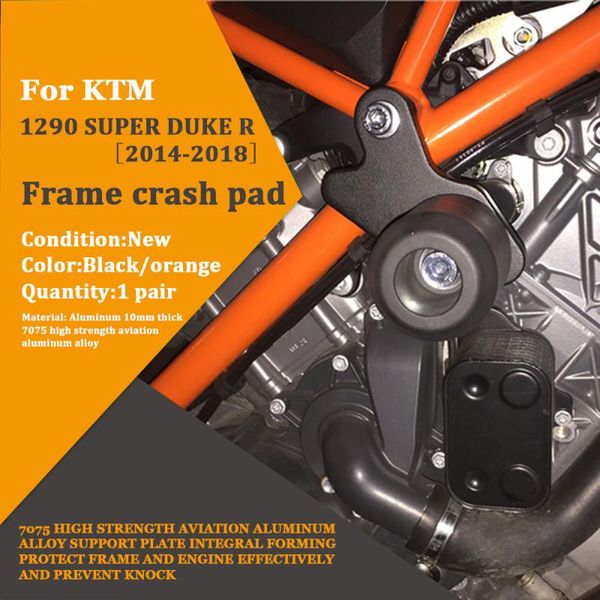 motorcycle falling protection frame sliders crash protector for 1290 super duke 2014 2015-2018
motorcycle falling protection frame sliders crash protector for 1290 super duke 2014 2015-2018