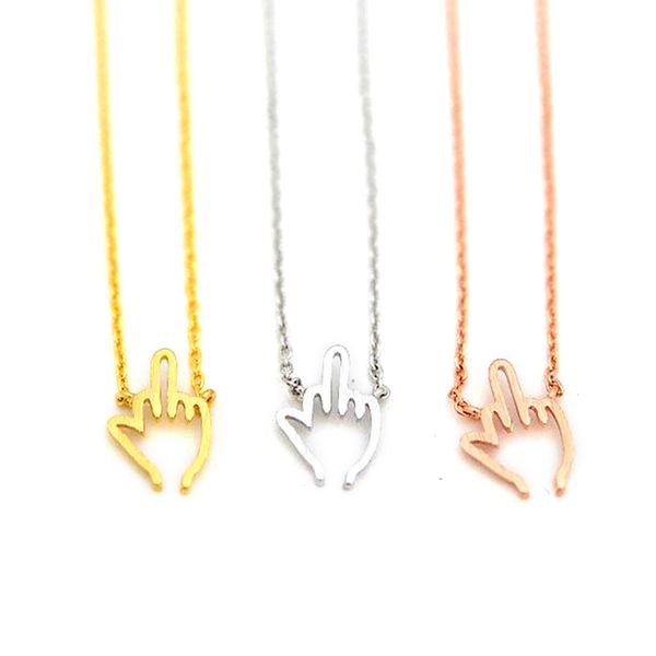 fashionable finger pendant necklaces uncivilized gestures middle finger pendant necklaces originality style, Silver
fashionable finger pendant necklaces uncivilized gestures middle finger pendant necklaces originality style, Silver