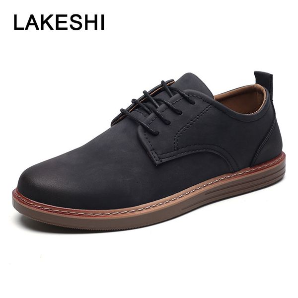 men shoes comfortable loafers fashion men casual shoes lace-up quality pu leather snekers 2019 spring men's flat, Black
men shoes comfortable loafers fashion men casual shoes lace-up quality pu leather snekers 2019 spring men's flat, Black