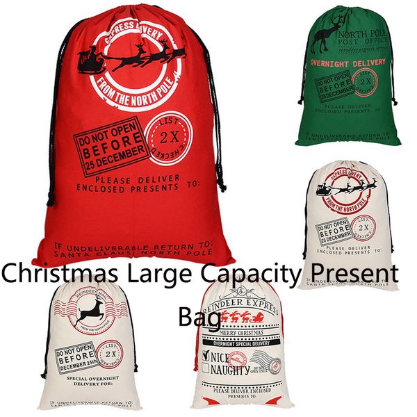 1pcs reusable large capacity christmas sacks santa present bag elk organic heavy canvas bags with red drawstring shopping bag
1pcs reusable large capacity christmas sacks santa present bag elk organic heavy canvas bags with red drawstring shopping bag