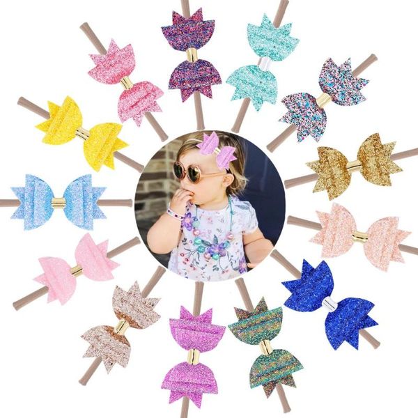 glitter leather bows nylon headband,pu leather hair bow headbands,children kids girls hair accessories 36pc/lot, Slivery;white
glitter leather bows nylon headband,pu leather hair bow headbands,children kids girls hair accessories 36pc/lot, Slivery;white