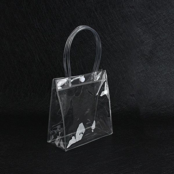 new arrival transparent handbags reusable foldable shopping bag waterproof pvc bags storage bag button pouch 1 pc
new arrival transparent handbags reusable foldable shopping bag waterproof pvc bags storage bag button pouch 1 pc