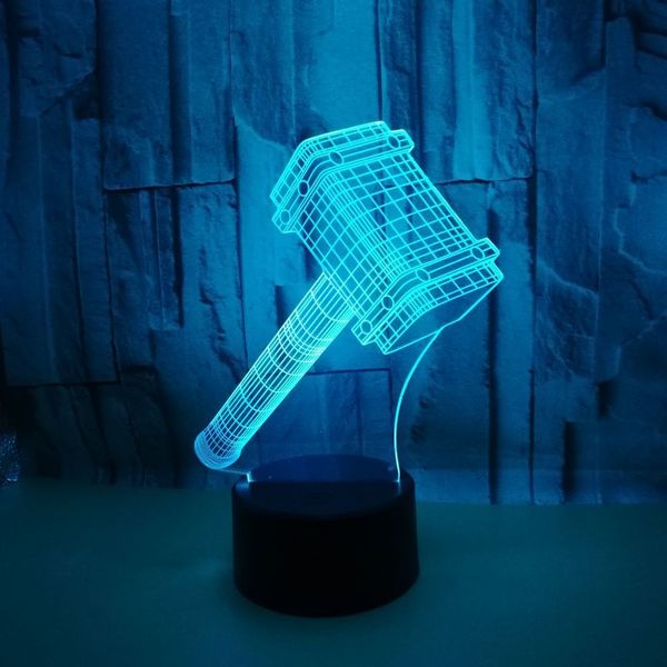 cross-border electricity suppliers hammer 3d led small night-light colorful touch remote control 3d vision lamp originality gift desk lamp
cross-border electricity suppliers hammer 3d led small night-light colorful touch remote control 3d vision lamp originality gift desk lamp
