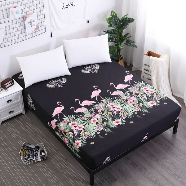 flamingo print fitted sheet plaid mattress cover with all-round elastic rubber band bed sheet floral with 10 sizes for choice
flamingo print fitted sheet plaid mattress cover with all-round elastic rubber band bed sheet floral with 10 sizes for choice