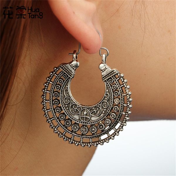 huatang vintage silver round reliefs earrings for women alloy brincos earings oorbellen hoop earrings pendientes bohemian 4441, Golden;silver
huatang vintage silver round reliefs earrings for women alloy brincos earings oorbellen hoop earrings pendientes bohemian 4441, Golden;silver
