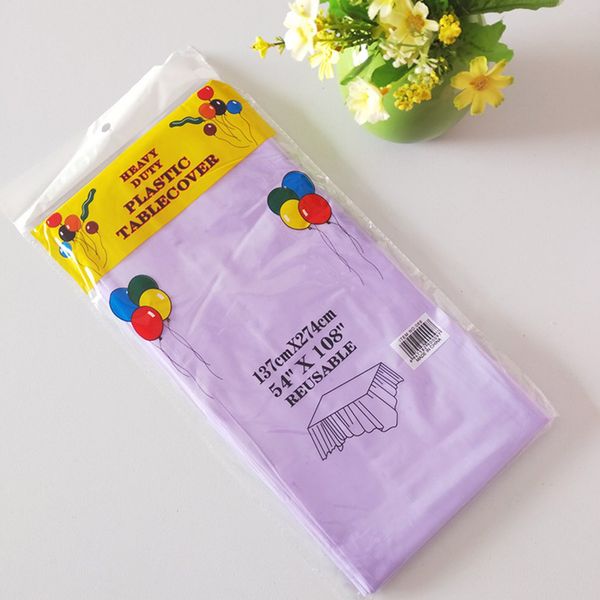 disposable party tablecloth pe plastic cloth birthday dessert table solid color tablecloth 137*274cm
disposable party tablecloth pe plastic cloth birthday dessert table solid color tablecloth 137*274cm