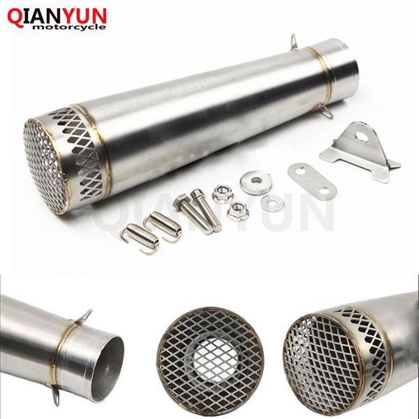 universal 51mm modified motorcycle exhaust pipe muffler stainless steel for yamaha fz1 fazer fz6 fz6r fz8 xj6 mt-07 mt-09 fz9
universal 51mm modified motorcycle exhaust pipe muffler stainless steel for yamaha fz1 fazer fz6 fz6r fz8 xj6 mt-07 mt-09 fz9