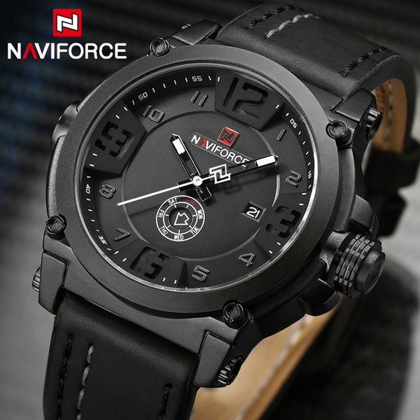naviforce new sport watch fashion mens watches militray quartz men watch leather waterproof male wristwatches relogio masculino, Slivery;brown
naviforce new sport watch fashion mens watches militray quartz men watch leather waterproof male wristwatches relogio masculino, Slivery;brown