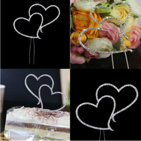 romantic crystal rhinestone silver double heart cake er wedding decoration bride to be valentine's day cake decorating decor
romantic crystal rhinestone silver double heart cake er wedding decoration bride to be valentine's day cake decorating decor