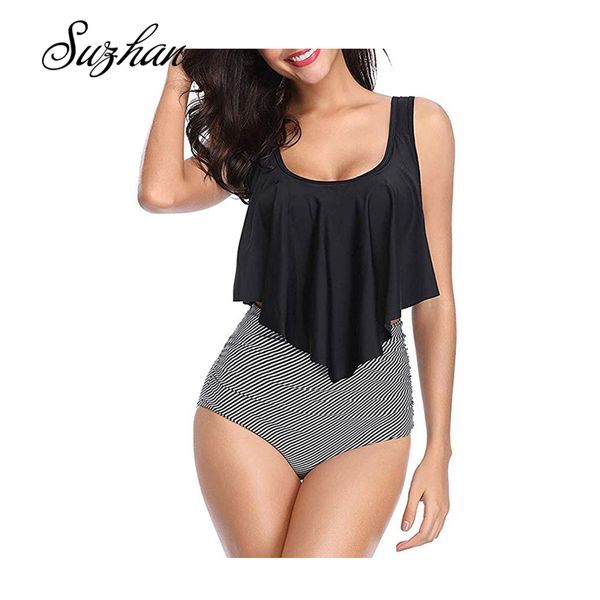suzhan two piece swimsuit summer swimwear girg women u-neck ruffles bandage swimwear bathing suit bikini beach wear plus size, White;black
suzhan two piece swimsuit summer swimwear girg women u-neck ruffles bandage swimwear bathing suit bikini beach wear plus size, White;black