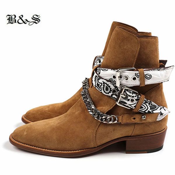 boots black& street update model hip hop denim bandana buckle chain strap men ankle wedge handmade genuine leather
boots black& street update model hip hop denim bandana buckle chain strap men ankle wedge handmade genuine leather