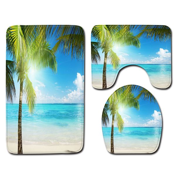 tropical scenery 3pcs bath mats bathroom toilet shower room rug carpet flannel non-slip 3d coconut tree bathroom bath mat sets
tropical scenery 3pcs bath mats bathroom toilet shower room rug carpet flannel non-slip 3d coconut tree bathroom bath mat sets