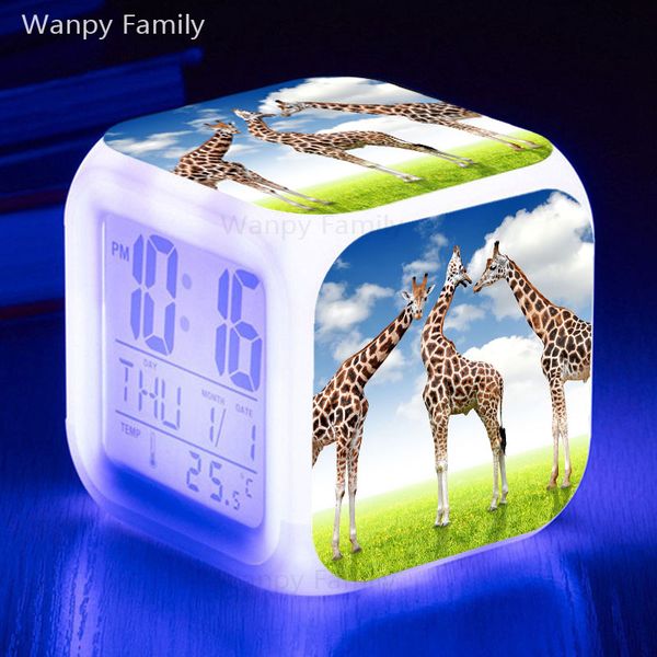 giraffe alarm clock 7 цветных светодиодных цифровых будильников с большим экраном multifunctio сенсорное считывание цифровых вспышек с подсв
giraffe alarm clock 7 цветных светодиодных цифровых будильников с большим экраном multifunctio сенсорное считывание цифровых вспышек с подсв