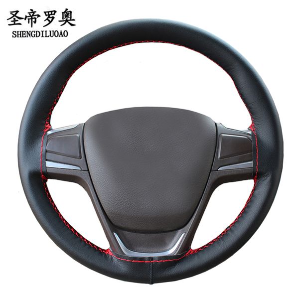 soft and comfortable great quality microfiber leather 38cm car steering wheel cover with plain texture with needle and thread
soft and comfortable great quality microfiber leather 38cm car steering wheel cover with plain texture with needle and thread