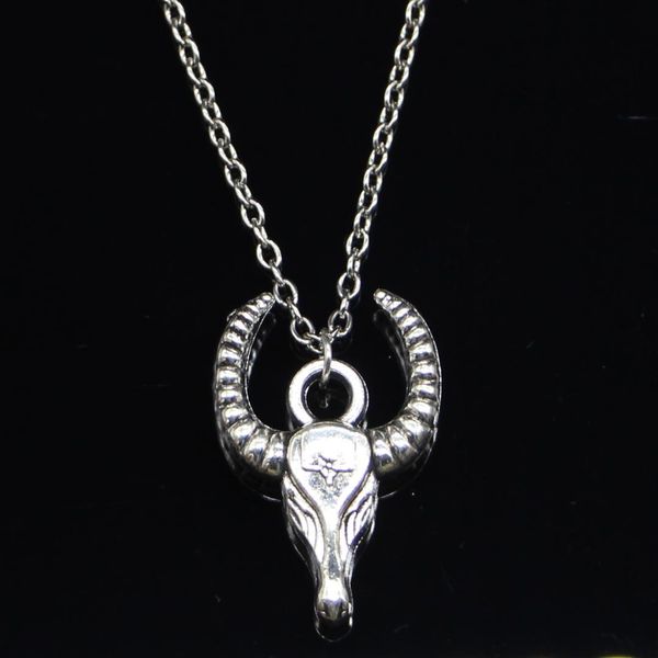20pcs new fashion necklace 29x20mm bull ox head silver pendants short long women men colar gift jewelry choker
20pcs new fashion necklace 29x20mm bull ox head silver pendants short long women men colar gift jewelry choker