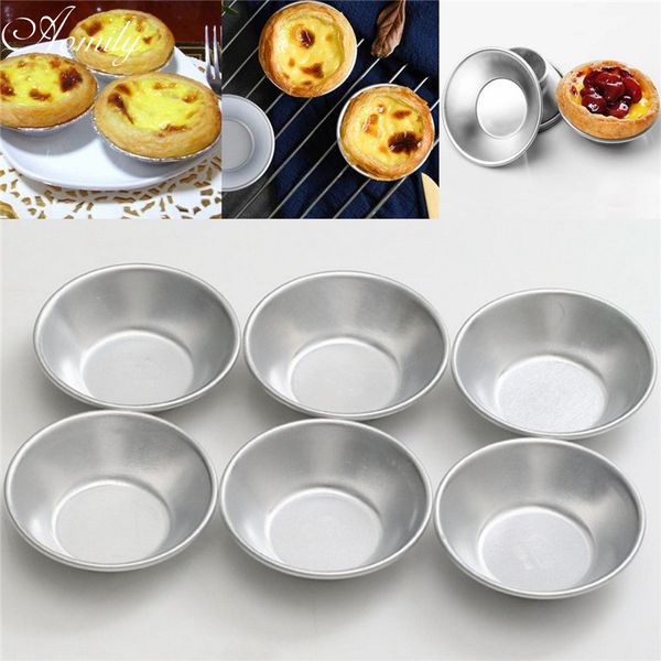 baking & pastry tools aomily 6pcs/set silver eggs tarts mold mini homemade pie quiche pan cookies pudding mould diy aluminum alloy
baking & pastry tools aomily 6pcs/set silver eggs tarts mold mini homemade pie quiche pan cookies pudding mould diy aluminum alloy