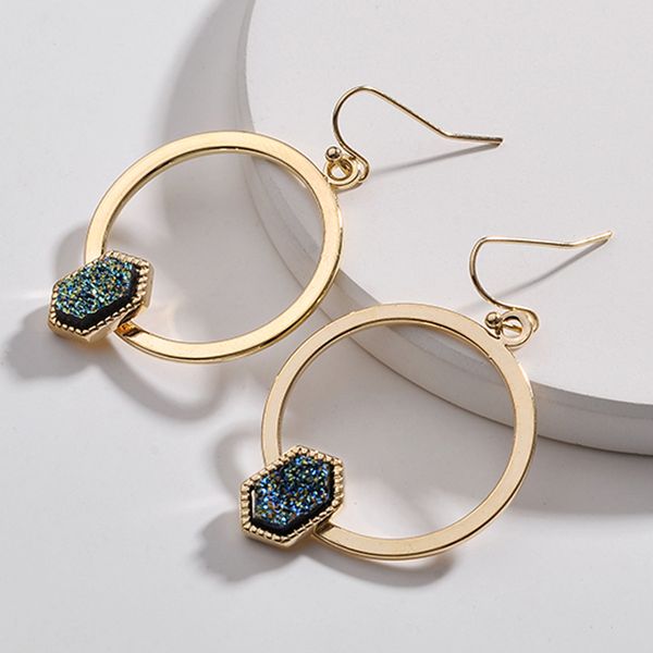 europe and the united states the latest fashion earrings, round pentagonal geometric resin plated girl teeth, Silver
europe and the united states the latest fashion earrings, round pentagonal geometric resin plated girl teeth, Silver
