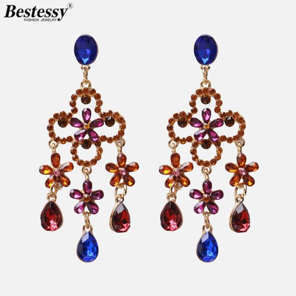 ssy women drop earrings colorful flower big brand design starburst pendant crystal gem statement earrings jewelry, Silver
ssy women drop earrings colorful flower big brand design starburst pendant crystal gem statement earrings jewelry, Silver