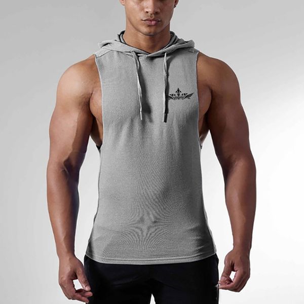 hooded men's sports running vest relaxed fitness training quick dry sucking europe letter printing elasticity, Black;blue
hooded men's sports running vest relaxed fitness training quick dry sucking europe letter printing elasticity, Black;blue