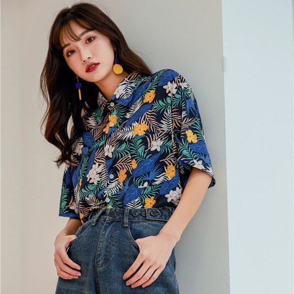 fashion blouses women floral printed chiffon blouse summer ladies short sleeve holiday casual loose shirts female blusas, White
fashion blouses women floral printed chiffon blouse summer ladies short sleeve holiday casual loose shirts female blusas, White
