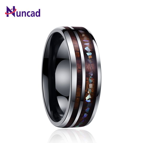 nuncad classic men rings wide 8mm veneer handmade inlay broken shell tungsten carbide ring for husband's gift dropshippingt098r t190624, Silver
nuncad classic men rings wide 8mm veneer handmade inlay broken shell tungsten carbide ring for husband's gift dropshippingt098r t190624, Silver