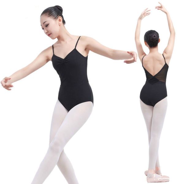 gymnastics leotard black mesh dance leotards backless sleeveless spandex cotton ballet for women dance wear justaucorps, Black;red
gymnastics leotard black mesh dance leotards backless sleeveless spandex cotton ballet for women dance wear justaucorps, Black;red