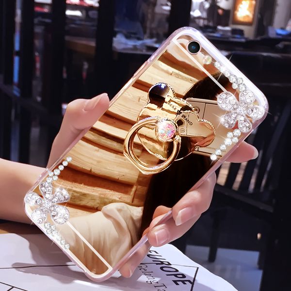 luxury diamond ring holder mirror cases for iphone 11 pro xs max xr x 6 7 8 6s plus phone case flowers with chain soft silicone cover
luxury diamond ring holder mirror cases for iphone 11 pro xs max xr x 6 7 8 6s plus phone case flowers with chain soft silicone cover