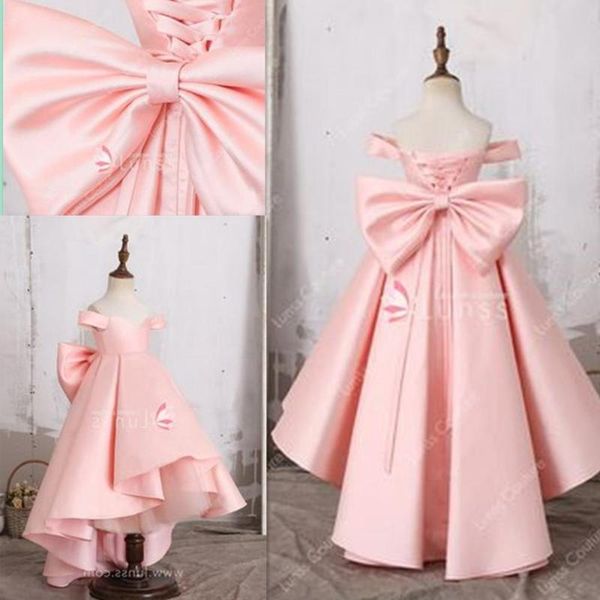 off shoulder pink satin flower girls dresses off shoulder girls birthday party pink dress big occasion dress gowns, Red;yellow
off shoulder pink satin flower girls dresses off shoulder girls birthday party pink dress big occasion dress gowns, Red;yellow