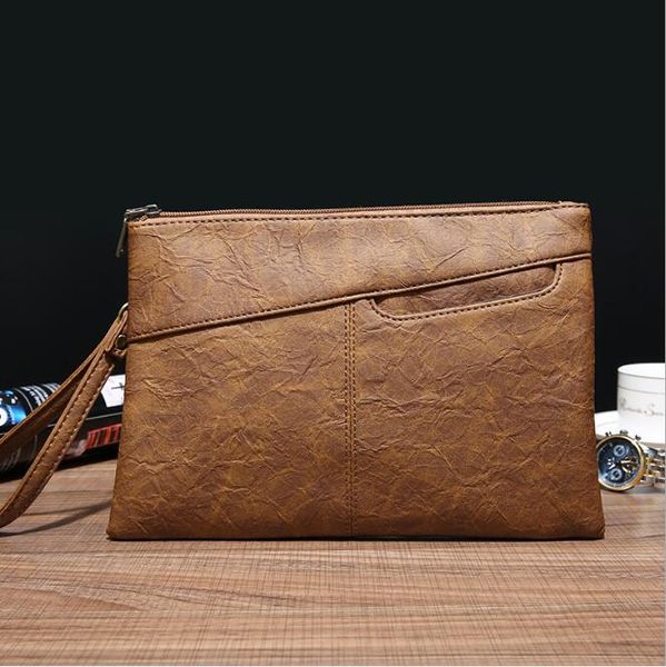 solid color business casual envelope bag clutch bag retro file briefcase tide men and women hand
solid color business casual envelope bag clutch bag retro file briefcase tide men and women hand