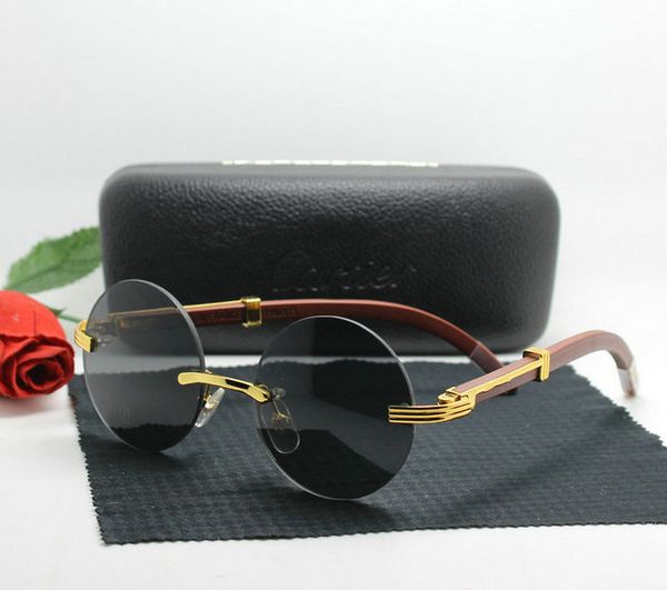 fashion rimless buffalo horn glasses sunglasses 2019 summer styles mens designer sunglasses for men women clear lens with original box 52011, White;black
fashion rimless buffalo horn glasses sunglasses 2019 summer styles mens designer sunglasses for men women clear lens with original box 52011, White;black
